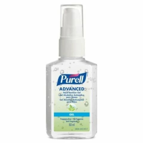 Purell – Advanced Hand Sanitizer Gel 60ml, Portable Pump Bottle – 9606-24
