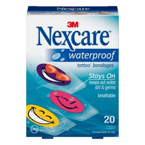 Nexcare – N0610Nakdm Tattoo Waterproof 10/Pk