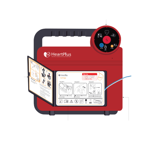 AED Pad Heart Plus NT-180 thumbnail 3