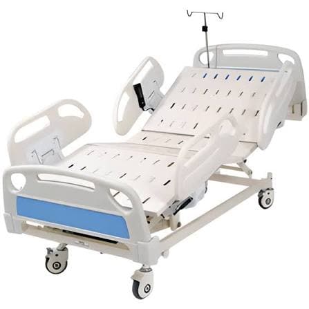 Five-Function Electric ICU Hospital Bed with ABS Side Rails