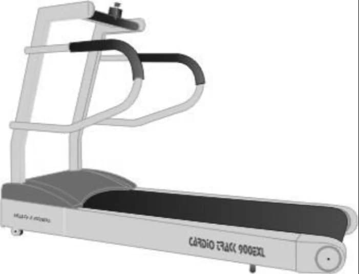 Heavy-Duty CARDIO-TRACK Medical Treadmill