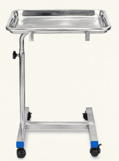 Mayo Trolley – Stainless Steel Medical Instrument Trolley