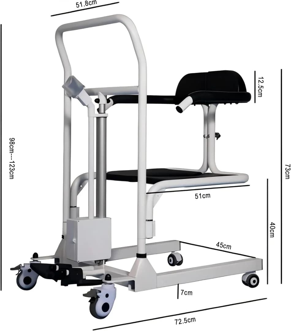 Electric Lift Patient Transfer Chair – Enjoycare EK912 thumbnail 2