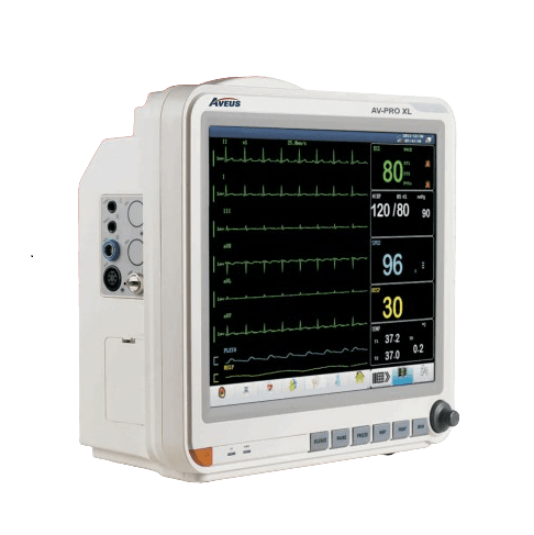 جهاز مراقبة المرضى متعدد المعايير AV-PRO XL مقاس 15 بوصة - حل متطور لمراقبة ICU / CCU
