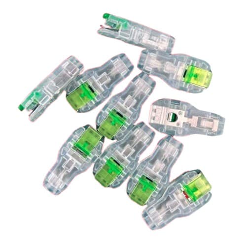 ECG Lead Wire Adaptor – Transparent Snap-Lock Connector