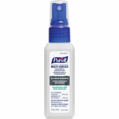 Purell – Professional Multi-Surface Sanitizer & Disinfectant, 59ml – 3245-24
