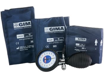 GIMA Roma Aneroid Sphygmomanometer Set – Multi-Cuff (32738)