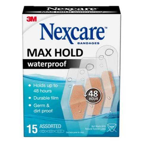 Nexcare – N0612Asm Max Hold Wtprf 12/Pk