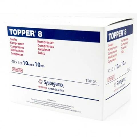 8 Sterile Gauze Swabs