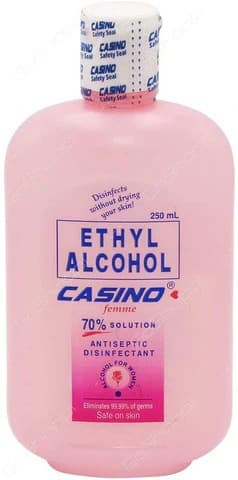 Casino Ethyl Alcohol 70% Solution – 250ml, Femme – Pink