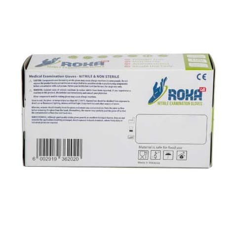 Nitrile Gloves Black Size S