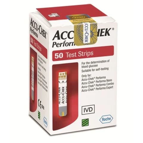 Accu – Chek Performa Test Strips 50’s - FastOnMed Healthcare UAE