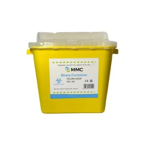 MMC – Sharp Container, Yellow – GENC-1154 - FastOnMed Healthcare UAE