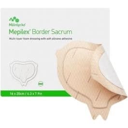 MEPILEX BORDER SACRUM 16CM x 20CM (Pack 5) - FastOnMed Healthcare UAE