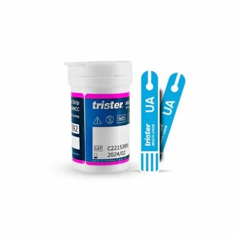Trister – Multi Check Uric Acid 25’S Test Strip
