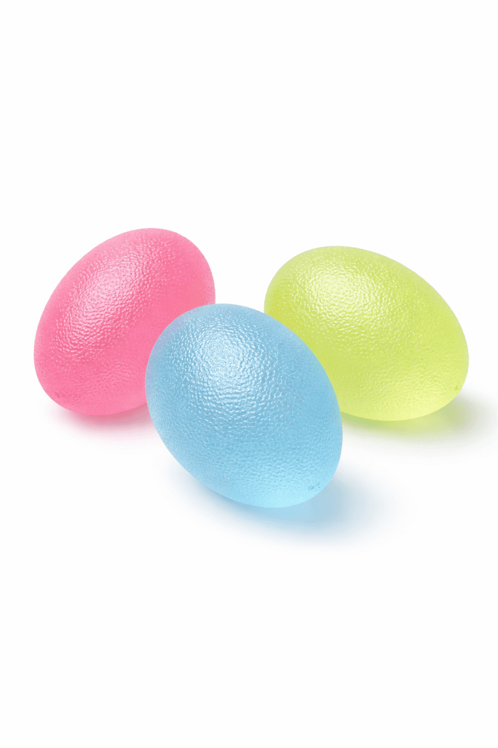 Gel Ball Hand Exerciser Egg Shape – 3 Pcs Set