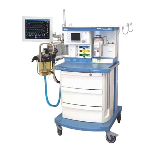 Drager Fabius GS Anesthesia Workstation with Isoflurane Vaporizer 2000 (Pre-Owned)