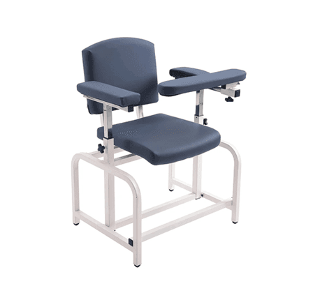 Manual Phlebotomy Padded Arm Chair with Adjustable Arms – BD1400