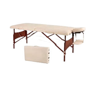 POR WT304 Portable Wooden Massage Couch with Adjustable Height