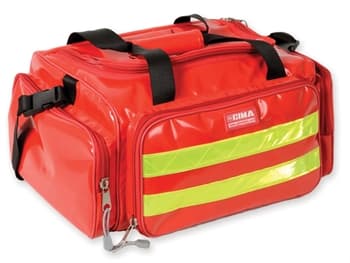 GIMA Professional Emergency Medical Bag – PVC-Coated | Red | 27166