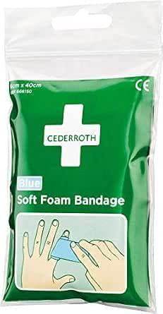 Cederroth Soft Foam Bandage Blue – 6 cm Wide