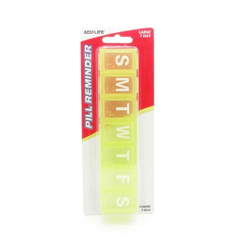 Acu Life Large 7 Day Pill Box