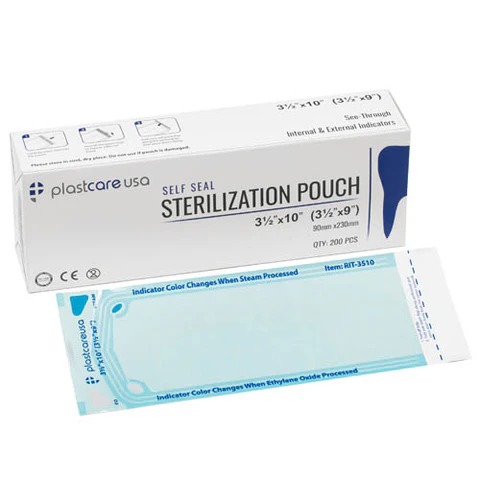 Mmc Usa – Sterilization Pouch (Self Sealing Flat Pouch) – 90X165Mm