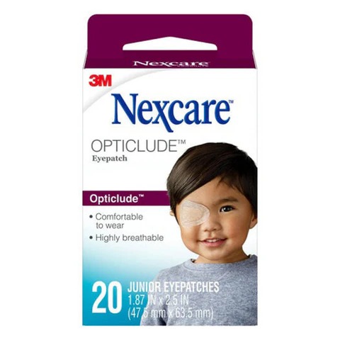 Nexcare – 1537 Opticlude Orthoptic Eye Patch, Junior, 20/Box