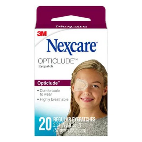 Nexcare – 1539 Opticlude Orthoptic Eye Patch, Regular, 20/Box