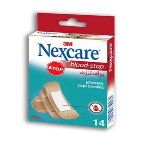 Nexcare – Bs-14 Blood-Stop Bandages, Assorted, 14 Per Box
