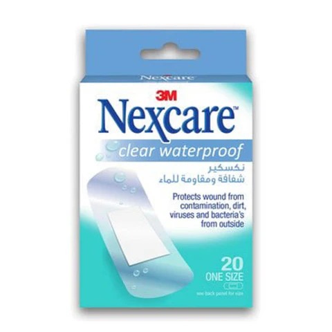Nexcare – Cwp-20 Clear Waterproof Bandages 20S