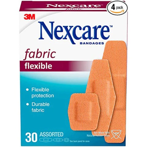 Nexcare – Heavy Duty Flexible Fabric Bandages 665-30 One Size 30 Ct