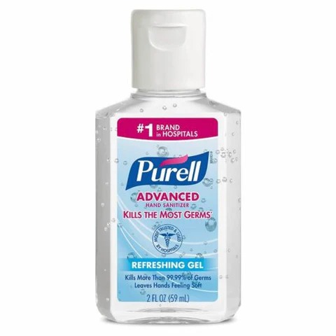 Purell – Advanced Instant Hand Sanitizer Bottle with Flip Top, 59ml – 9605-24