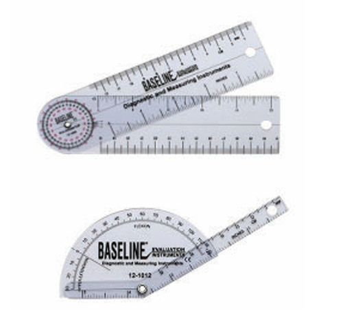 Baseline Plastic Goniometer 12 Inch โ 360 Degree Head