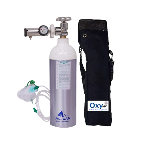 2.2 L Aluminium Oxygen Gas Cylinder